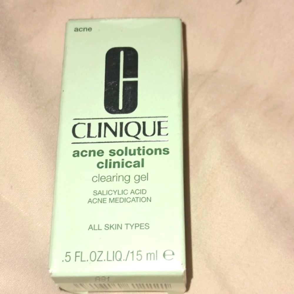 Clinique Acne Solutions Clinical Clearing Gel w/Salicylic Acid .5 fl oz liquid